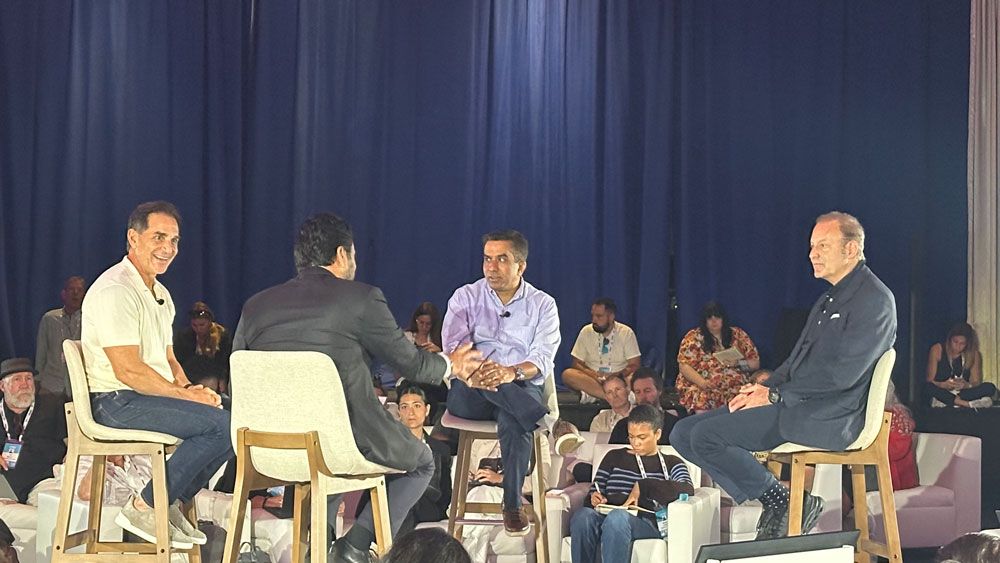 Panel discussion at the AI Trailblazers Cannes summit